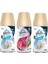 Oda Kokusu Temiz Çarşaf Ferahlığı x Meyve & Çiçek Buketi x Temiz Çarşaf Ferahlığı Yedek Sprey = 3 x 269 ml 1