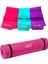 100 mm Yoga Pilates Mat ve 120X7.5 cm Pilates Bant Seti 1