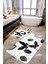 Siyah Kelebek ve Taşlı 2'li Banyo Paspas Takımı MKTPP-2058 60X100/50X61 1
