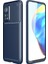 Xiaomi Mi 10T Pro Kılıf Negro Karbon Dizayn+Full Ekran Koruyucu Lacivert 1