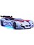Formula Çocuk Odası Full Mercedes Full Ledli Beyaz Arabalı Yatak 5