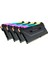 Vengeance CMW64GX4M4D3600C18 64GB (4x16GB) DDR4 3600 MHz C18 Black RGB Pro DIMM Bellek 1