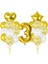 3 Yaş Gold balon Seti 1