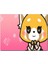 Cakatablo Ahşap Tablo Aggretsuko Pembe Arkaplan 1