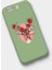 Apple iPhone 7 Uyumlu Premium Silikon Kılıf Dokulu Baskı Deer Su yeşili 1