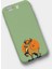 Apple iPhone 7 Uyumlu Premium Silikon Kılıf Dokulu Baskı Deer Su yeşili 1
