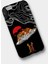 Apple iPhone 7 Uyumlu Premium Silikon Kılıf Dokulu Baskı Chain Siyah 1