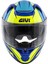 Storm Slant Mat Mavi-Turuncu Kask 2