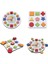 Wooden Toys Eğitici Geliştirici 2 In 1 Set Geometrik Saat + Yıldız Montessori Oyunu 1