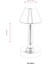 ML-64006-K Krom Kaplama Masa Lambası LED Metal Pleksi 11cm 5