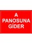 - A Panosuna Gider Levhası - Sac Malzeme 25 x 35 cm 1