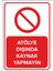 - Atölye Dışında Kaynak Yapmayın Levhası - Sac Malzeme 25 x 35 cm 1