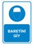 - Baretini Giy Levhası - Sac Malzeme 25 x 35 cm 1