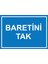 - Baretini Tak Levhası - Sac Malzeme 25 x 35 cm 1