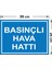 - Basınçlı Hava Hattı Levhası - Sac Malzeme 25 x 35 cm 2