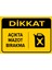 - Dikkat Açıkta Mazot Bırakma Levhası - Sac Malzeme 25 x 35 cm 1
