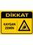 - Dikkat Kaygan Zemin Levhası - Sac Malzeme 25 x 35 cm 1