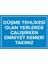 - Düşme Tehlikesi Olan Yerlerde Çalışırken Emnyet Kemeri Taknız Levhası - Sac Malzeme 25 x 35 cm 1