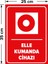 - Elle Kumanda Cihazı Levhası - Sac Malzeme 25 x 35 cm 2