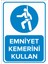 - Emniyet Kemerini Kullan Levhası - Sac Malzeme 25 x 35 cm 1
