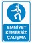 - Emniyet Kemersiz Çalışma Levhası - Sac Malzeme 25 x 35 cm 1