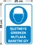 - İşletmeye Girerken Mutlaka Baretini Giy Levhası - Sac Malzeme 25 x 35 cm 2