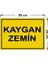 - Kaygan Zemin Levhası - Sac Malzeme 25 x 35 cm 2