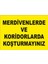 - Merdivenlerde Ve Koridorlarda Dolaşmayınız Levhası - Sac Malzeme 25 x 35 cm 1