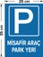 - Misafir Park Yeri Levhası - Sac Malzeme 25 x 35 cm 2