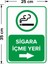 - Sigara İçme Yeri Sağ Ok Levhası - Sac Malzeme 25 x 35 cm 2