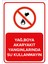 - Yağ Boya Akaryakıt Yangınlarında Su Kullanmayın Levhası - Sac Malzeme 25 x 35 cm 1