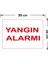 - Yangın Alarmı Levhası - Sac Malzeme 25 x 35 cm 2