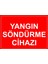 - Yangın Sondurme Cihazi Levhası - Sac Malzeme 25 x 35 cm 1