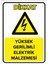 - Yüksek Gerilimli Elektrik Malzemesi Levhası - Sac Malzeme 25 x 35 cm 1