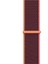 Spor Loop Kordon, Apple Watch Series SE/10/9/8/7/6/5/4/3 Uyumlu 49mm-46mm-45mm-44mm-42mm, Kırmızı Erik 1