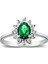 Zümrüt Taşlı Pırlanta Yüzük 1