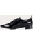 Kırışık Rugan Siyah Kadın Düz Ayakkabı 3