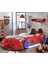 Formula Çocuk Odası Dolap Şifonyer Jaguar Koltuklu Full Ledli Kırmızı Arabalı Yatak 2