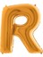 R Harf Grabo Altın Folyo Balon 102 cm 1
