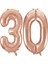 30.yaş Folyo Balon Seti Rose Gold 40 cm 2