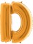 D Harf Grabo Altın Folyo Balon 102 cm 1