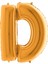 D Harf Grabo Altın Folyo Balon 102 cm 3
