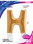 H Harf Grabo Altın Folyo Balon 102 cm 2