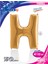 H Harf Grabo Altın Folyo Balon 102 cm 4