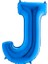 J Harf Grabo Mavi Folyo Balon 102 cm 1