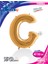 G Harf Grabo Altın Folyo Balon 102 cm 4