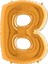 B Harf Grabo Altın Folyo Balon 102 cm 1