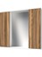 AD4 Kulpsuz 2 Kapaklı Beyaz Tesbih Mdf 80 cm Aynalı Banyo Üst Dolabı 1