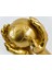 Avuç Arası Dünya Dekoratif Obje Gold 3