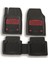 Safir Hyundai Santa Fe 2001 2006 Krom Kırmızı 3D Paspas 1